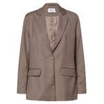 Blusenblazer von moss copenhagen, in der Farbe Beige, aus Polyester, andere Perspektive, Vorschaubild