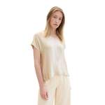 Blusenshirt von Tom Tailor, in der Farbe Beige, aus Jersey, andere Perspektive, Vorschaubild