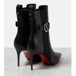 Ankleboot von Christian Louboutin, in der Farbe Schwarz, aus Textil, andere Perspektive, Vorschaubild