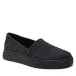 Sneaker von TOMS, in der Farbe Schwarz, aus Stoff, andere Perspektive, Vorschaubild