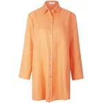 Longbluse von Peter Hahn, in der Farbe Orange, aus Leinen, andere Perspektive, Vorschaubild