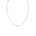 Perlenkette von Purelei, in der Farbe Silber, aus Edelstahl, andere Perspektive, Vorschaubild