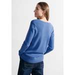 Sonstige Pullover von cecil, in der Farbe Blau, aus Polyester, andere Perspektive, Vorschaubild
