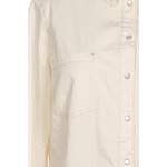 Klassische Bluse von Oui, in der Farbe Weiss, aus Baumwolle, andere Perspektive, Vorschaubild