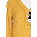 Klassische Bluse von Qiero, in der Farbe Gelb, aus Viskose, andere Perspektive, Vorschaubild