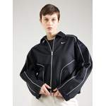 Trainingsjacke von Nike Sportswear, in der Farbe Schwarz, aus Baumwolle, andere Perspektive, Vorschaubild