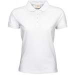 Poloshirt von Tee Jays, in der Farbe Weiss, andere Perspektive, Vorschaubild