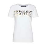T-Shirt von Versace Jeans Couture, in der Farbe Weiss, aus Baumwolle, andere Perspektive, Vorschaubild