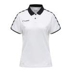 Poloshirt von Hummel, in der Farbe Weiss, aus Polyester, andere Perspektive, Vorschaubild