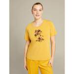 T-Shirt von Elena Mirò, in der Farbe Gelb, aus Polyester, andere Perspektive, Vorschaubild