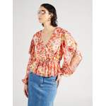 Bluse von Guess, in der Farbe Rot, aus Chiffon, andere Perspektive, Vorschaubild