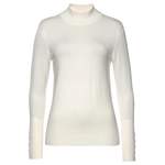 Rollkragenpullover von Lascana, in der Farbe Beige, aus Elasthan, andere Perspektive, Vorschaubild