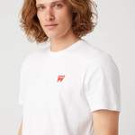 T-Shirt von Wrangler, in der Farbe Weiss, aus Baumwolle, andere Perspektive, Vorschaubild