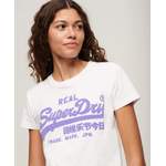 T-Shirt von Superdry, in der Farbe Weiss, aus Jersey, andere Perspektive, Vorschaubild