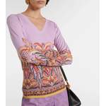 Sonstige Pullover von ETRO, in der Farbe Rosa, aus Polyester, andere Perspektive, Vorschaubild