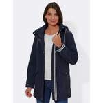 Softshelljacke von Witt, in der Farbe Blau, aus Polyester, andere Perspektive, Vorschaubild