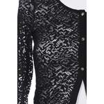 Klassische Bluse von Trigema, in der Farbe Schwarz, aus Baumwolle, andere Perspektive, Vorschaubild