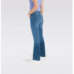 Bootcut-Jeans von MAC, in der Farbe Blau, aus Baumwolle, andere Perspektive, Vorschaubild