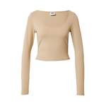 Langarmshirt von Urban Classics, in der Farbe Beige, andere Perspektive, Vorschaubild