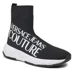 Sneaker von Versace Jeans Couture, in der Farbe Schwarz, aus Textil, andere Perspektive, Vorschaubild