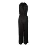 Jumpsuit von Selected Femme, in der Farbe Schwarz, aus Polyester, andere Perspektive, Vorschaubild