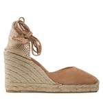 Espadrille von Castañer, in der Farbe Beige, aus Leder, andere Perspektive, Vorschaubild