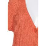 Strickjacke von LUISA CERANO, in der Farbe Orange, aus Baumwolle, andere Perspektive, Vorschaubild