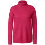 Rollkragenpullover von cecil, in der Farbe Rosa, aus Polyacryl, andere Perspektive, Vorschaubild