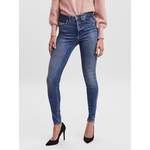 High Waist Jeans von Vero Moda, in der Farbe Blau, aus Baumwolle, andere Perspektive, Vorschaubild