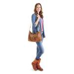 Shopper von Samantha Look, in der Farbe Braun, aus Leder, andere Perspektive, Vorschaubild