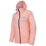 Regenjacke von Skratta, in der Farbe Rosa, andere Perspektive, Vorschaubild