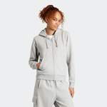 Sonstige Sportjacke von Adidas Sportswear, in der Farbe Grau, aus Fleece, andere Perspektive, Vorschaubild