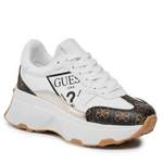 Sneaker von Guess, in der Farbe Weiss, aus Kunststoff, andere Perspektive, Vorschaubild