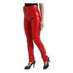 Jeans von Dolce & Gabbana, in der Farbe Rot, aus Polyester, andere Perspektive, Vorschaubild