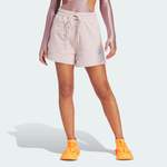 Shorts von adidas by stella mccartney, in der Farbe Rosa, aus Baumwolle, andere Perspektive, Vorschaubild