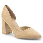 Klassische Pump von DeeZee, in der Farbe Beige, andere Perspektive, Vorschaubild