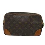 Clutch von Louis Vuitton Vintage, in der Farbe Braun, andere Perspektive, Vorschaubild