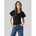 T-Shirt von Vero Moda, in der Farbe Schwarz, aus Polyester, andere Perspektive, Vorschaubild