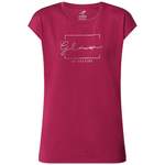 T-Shirt von Energetics, in der Farbe Rot, aus Polyester, andere Perspektive, Vorschaubild