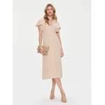 Jerseykleid von Boss, in der Farbe Beige, aus Viskose, andere Perspektive, Vorschaubild