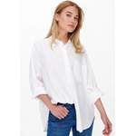 Longbluse von Only, in der Farbe Weiss, aus Baumwolle, andere Perspektive, Vorschaubild