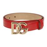 Gürtel von Dolce & Gabbana, in der Farbe Rot, andere Perspektive, Vorschaubild