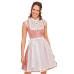 Dirndl von Alpenfee Tracht, in der Farbe Rosa, andere Perspektive, Vorschaubild