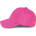 Baseball Cap von styleBREAKER, in der Farbe Rosa, aus Leinen, andere Perspektive, Vorschaubild