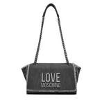 Schultertasche von Love Moschino, in der Farbe Schwarz, aus Baumwolle, andere Perspektive, Vorschaubild