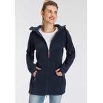 Fleecejacke von Kangaroos, in der Farbe Blau, aus Fleece, andere Perspektive, Vorschaubild