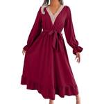 Kleid von B.X, in der Farbe Rot, andere Perspektive, Vorschaubild