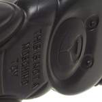 Pantolette von Moschino, in der Farbe Schwarz, aus Gummi, andere Perspektive, Vorschaubild
