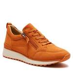 Plateau Sneaker von Caprice, in der Farbe Orange, aus Leder, andere Perspektive, Vorschaubild