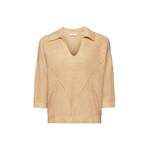 Kurzarmpullover von esprit collection, in der Farbe Beige, andere Perspektive, Vorschaubild